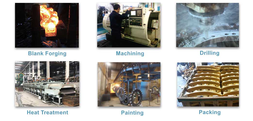 Bulldozer parts' Production Processes
